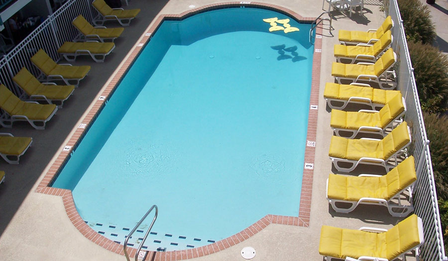 Shangri-La Pool Aerial View